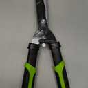 YRTSH Hedge Clippers Shears Hedge Shears for Trimming Borders, Garden Tools Hedge Clippers, Bush Cutters Trimmer with Sharp Wavy Blades, Garden Shears for Hedges (19 Inch)