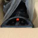 Collapsible Wagon Cart with Wheels Foldable - Folding Utility Heavy Duty Wagons Carts for Grocery Sports Garden Shopping Camping Wheelbarrows (Black, 120L)