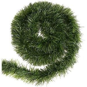 CCINEE 33ft Artificial Pine Garland, Green with, Perfect for Christmas Decor, Home Decor, Wedding, and More