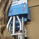 Carex Folding Aluminum Under Arm Crutches for Adults 4'11" to 6'1", 2 Lightweight Crutches Included, Universal for Walking, Walking Aid for Kids, Adults & Seniors, Includes Padded Underarm Cushions
