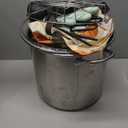 Canning Pot-Canning supplies starter kit, Stainless Steel Canning Tool Kits Set for Beginners, Water bath canner with rack for canning