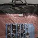 SCOMEE Leather Car Seat Covers Full Set Automotive Seat Protectors, Pink