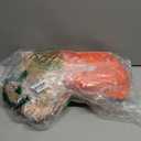 Harry and Lloyd Tuxedos Men's Fun Suit Dumber Orange Suit Dumb Blue Blazer Top Hat Bow Tie Halloween Cosplay Costume Size M