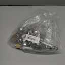 KATUMO Large Bird Toys, Natural Wooden and 304 Stainless Steel Bell Toy for Parrots, 1.46 LB Heavy Birds Cage Toy for Amazon Parrot, African Greys, Budgies, Lovebirds, Cockatiels,Cockatoo