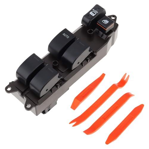 Ocotope Power Window Switch Front Left Driver Side Master Control Switch Compatible with 2002-2006 Toyota Camry,2005-2011 Toyota,Sienna,Matrix,Tacoma Replaces OE# 84820-AA070,84820-AA050