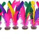 Baitaihem Kick Shuttlecock Chinese Jianzi Colorful Feather Foot Sports Outdoor Game