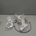 Ultra-Slim Bidet Attachment, Non-Electric Bidet Attachment, Adjustable Fresh Cold Water Pressure, Stainless Steel Inlet (White)