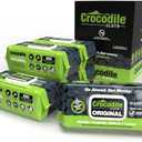 Crocodile Cloth Original Cleaning Wipes, 600 Count (6 Packs of 100)  Heavy-Duty 15 x 10 Multi-Surface Shop Wipes, Water-Based, Safe on Skin, Cuts Grease, Grime & Dirt