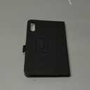 Compatible for TECLAST T65 13.4-INCH Tablet case, Full Coverage Ultra Slim PU Leather Cover Case Folding Stand Cover Protective Tablet Hand Strap Magnet (Black)