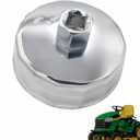 TY26640 Oil Filter Wrench, 3-Inch Cap Style for Lawn Tractors Compatible with AM125424 AM101207