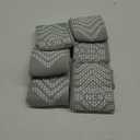 HCS Hospital Socks with Grips for Women & Men (6 Pairs) - 360 Hospital Grip Socks for Women, Men, Elderly, Seniors - Non Slip Sock, All-Around Tread - Fall Risk Patient Slippers (Gray, Regular