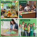 Gersoniel 24 Sets St. Patrick's Day Shamrock Cross Cloud Tissue Paper Crafts Irish Celtic Trinity Symbols DIY Art and Craft Kits with Stickers for Spring Family Sunday Church DIY Projects Decorations