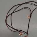 Accessory necklace Brown,