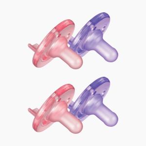 AVENT Pink Nipples, 4 Pack (Pink/Purple)
