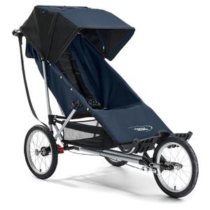 Baby Jogger Advance Mobility Freedom Stroller up to 200 lb, All-terrain, 16-inch Quick Release Rear Wheels, Navy