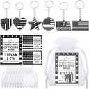 Kenning 48 Sets Correctional Officers Week Acrylic Keychain Gifts Bulk Thank You Prison Police Correctional Officers Appreciation Gifts Party Favors