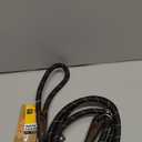 Fida Durable Slip Lead Dog Leash, 6 FT x 1/2" Heavy Duty Dog Loop Leashes, Comfortable Strong Rope Slip Leash for Large Medium Dogs, No Pull Pet Training Lead with Highly Reflective(1/2", Black)