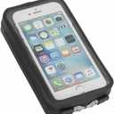 Kuryakyn 5253 Motorcycle Accessory: Quick-Stash Water Resistant GPS Device/Phone Holder Magnetic Pouch for Steel Gas Tanks, Black