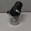 GANIZA Food Processors, Electric Food Chopper with Meat Grinder & Vegetable Chopper - 2 Bowls (8 Cup+8 Cup) with Powerful 450W Copper Motor - Includes 2 Sets of Bi-Level Blades for Fruits/Meat/Nuts (Black)