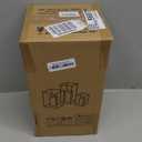 Phosphor Large Glass Hurricane Candle Holder Set of 3 PCS Black Glass Candle Holder for Thankgiving Wedding Party Holiday