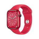 Apple Watch Series 8 [GPS, 45mm] - Red Aluminum Case with Red Sport Band, M/L 