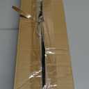 Tension Curtain Rod, 43-87 Inch Adjustable 1.1 Inch Diameter Thick Heavy Duty Black Shower Curtain Rod, Spring Curtain Rod Stainless Steel, Long Shower Rod for Bathroom No Drilling, No Rust