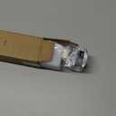 Frameless Shower Door Support Bar, Stainless Steel Wall-to-Glass Support Arm to Fixed Shower Glass Panel, for 1/4"-3/8" (6-10 mm) Door, 180° Pivot & Stow-Flat Mode (Brushed Nickel, 27.6-inch(700mm))