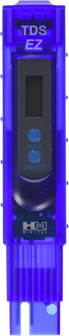 HM Digital TDS-EZ Water Quality TDS Tester, 0-9990 ppm Measurement Range, 1 ppm Resolution, 3% Readout Accuracy,Purple