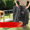 GrillTough Heavy Duty BBQ Grill Cover for Outdoor Grill, 30 Inch Waterproof, Weather Resistant, UV & Fade Resistant with Adjustable Straps Gas Grill Cover for Weber, Charbroil, Charcoal