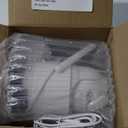 KKB 4G LTE Cellular Security Camera, Wired Cellular Cam Built-in SIM Card for Outdoor/Indoor, Unlimited Data Plan, No WiFi Security Cameras 2K Color Night Vision, 24/7 Recording, PIR Motion Detection (White)