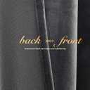 NICETOWN Grey Luxury Velvet Curtain Panels 96 inches Long, Home Decoration Back Tab Window Treatment for Living Room/Bedroom/Home Theatre/Foyer Door/Sliding Glass Door/Dorm (2 Panel Per Pack)