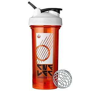 BlenderBottle Star Wars Shaker Bottle Pro Series Perfect for Protein Shakes and Pre Workout, 28-Ounce, Rebel Badge