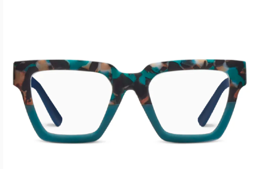 PEEPERS READING GLASSES - TAKE A BOW - BOTANICO/TEAL +1.00