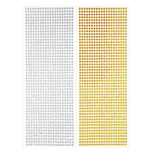 1000pcs Adhesive Rhinestone Set