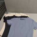 TAISIM Women's Dry Fit Workout Shirt Crew Neck Compression Top S