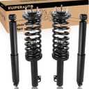 Front and Rear Struts Complete Assembly Shocks Absorbers Compatible for 2005-2010 Jeep Grand Cherokee / 2006-2010 Jeep Commander,171377L,171377R,911278 4PCS