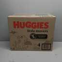 Huggies Size 4 Diapers, Little Movers Baby Diapers, Size 4 (22-37 lbs), 140 Ct (2 Packs of 70)