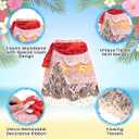 Meland Princess Dress Up for Girls, Dress Up Clothes with Light Up Flower Crown, Halloween Costumes for Girls Toddlers 3-8 (S)