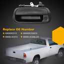 Gledewen Tailgate Handle Liftgate Latch Handle with Keyhole | for 2000-2006 Toyota Tundra | Replaces# 69090-0C010 69090-0C030-C0