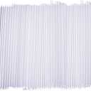 Comfy Package 7.75-Inch Clear Plastic Drinking Straws [250 Count] Disposable Straws for Cocktails, Beverages and Parties