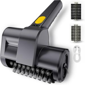 FantikElectric Grill Brush, Cordless Rechargeable BBQ Grill Cleaner w/ 550 RPM