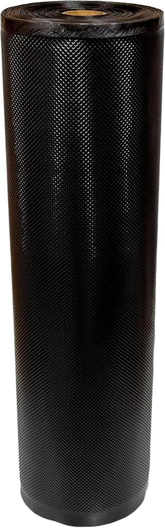 MJ Commercial-Grade Vacuum Sealer Roll for Food Storage, Sous Vide | 50-Foot Roll (15" x 50' 5 Mil, Black and Clear)