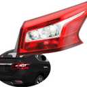 1 Pack RH Tail Light Assembly Replacement for 2016 Sentra Outer Passenger Side Tail Light