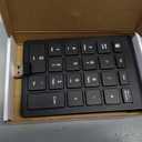Foloda Wireless Number Pads, Numeric Keypad Numpad 22 Keys Portable 2.4 GHz Financial Accounting Number Keyboard Extensions 10 Key for Laptop, PC, Desktop, Surface Pro, Notebook