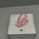 Picun B8 Headphones Wireless Bluetooth, 120H Bluetooth Headphone Over Ear with 3EQ Music Modes, Hands-Free Calls, Deep Bass Headphones for Travel Home Office Cellphone PC (Pink)
