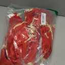 Wesnoy 50 Pcs Christmas Velvet Drawstring Bags Bulk Santa Gift Bags for Candy Wrapping Goodie with Ribbon Drawstring for Xmas Holiday Party Supplies, 6 Styles(5 x 7 Inch,Red)