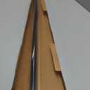 Ivilon Drapery Window Curtain Rod - End Cap Style Design 1 Inch Pole. 48 to 86 Inch Color Black