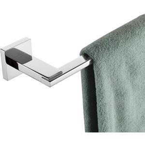 KOKOSIRI Bath Towel Bar Chrome Bathroom Hardware Towel Holder Wall Mounted for Kitchen Toilet 24 Inches Necklace Holder Polished Stainless Steel B4006CH-L24