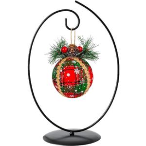 Ornament Display Stand Hanger Rack Hook Chrismas Ornament Party Decoration Holder Air Plant Flower Pot Hanging Terrarium Home Office Decoration(Egg-Style)