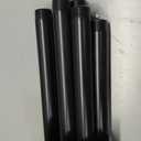 GeilSpace 6 Pack 1/2" 36" Pre-Cut Black Metal Pipe, Industrial Steel Fits Standard Half Inch Black Threaded Pipes and Fittings - Vintage DIY Industrial Shelving (1/2" 36")